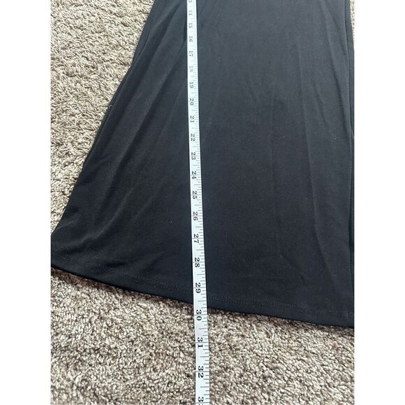 Modcloth Black Surplice Ruffle Refined Sleeveless Wide Leg Jumpsuit Women’s L - Picture 13 of 13